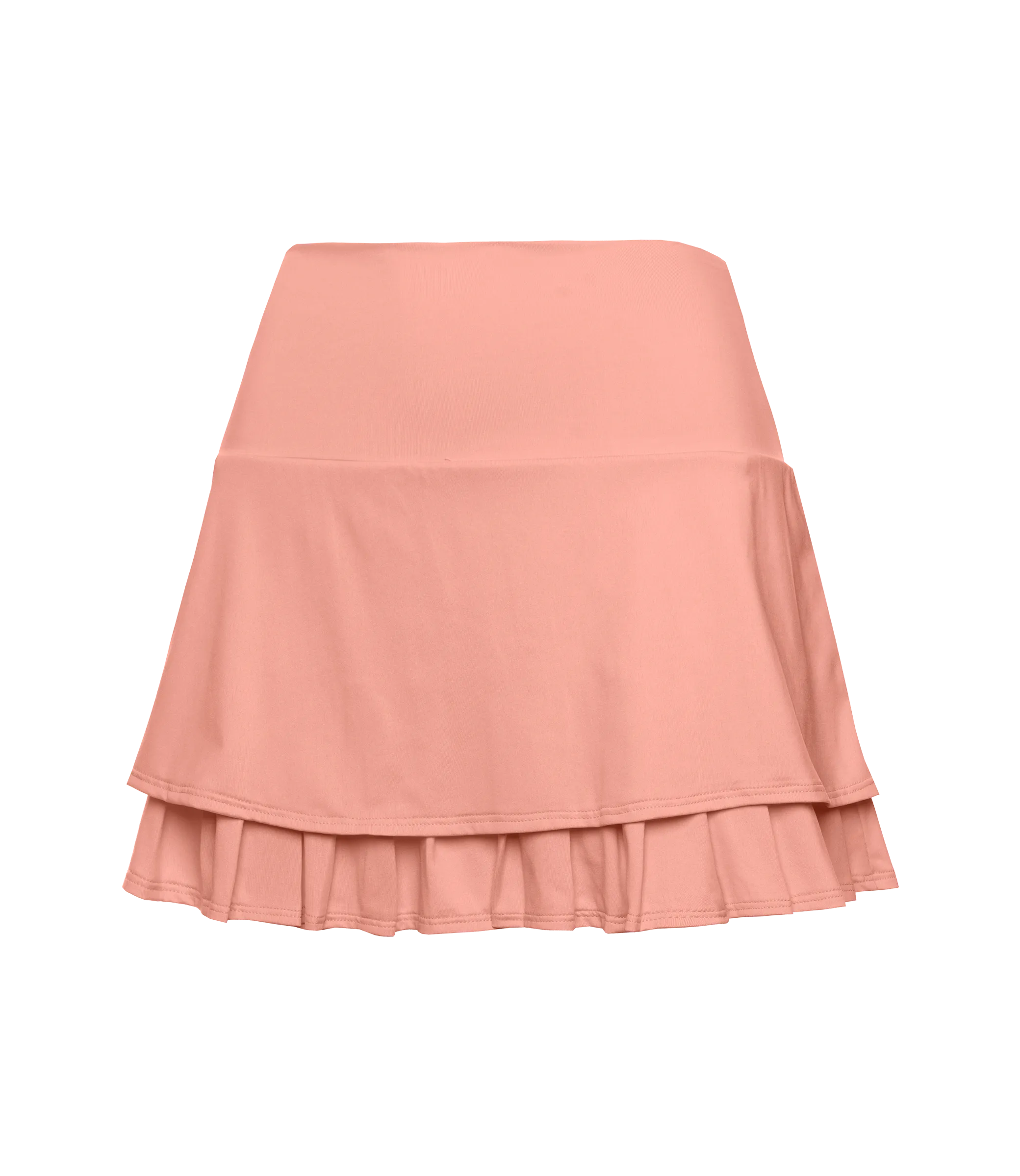 196042-815 | TIER PLEAT SKIRT-14" | PEACH