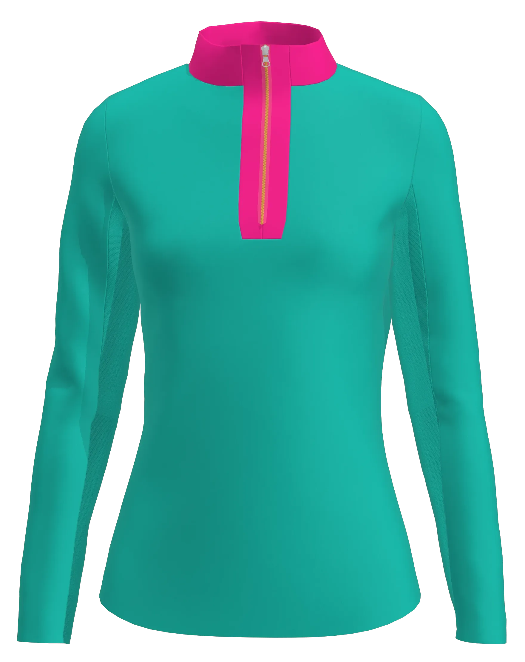 AB Sport Women's Long Sleeve Bahamas Pink UV 40 Sun Shirt - LS02-BHHP