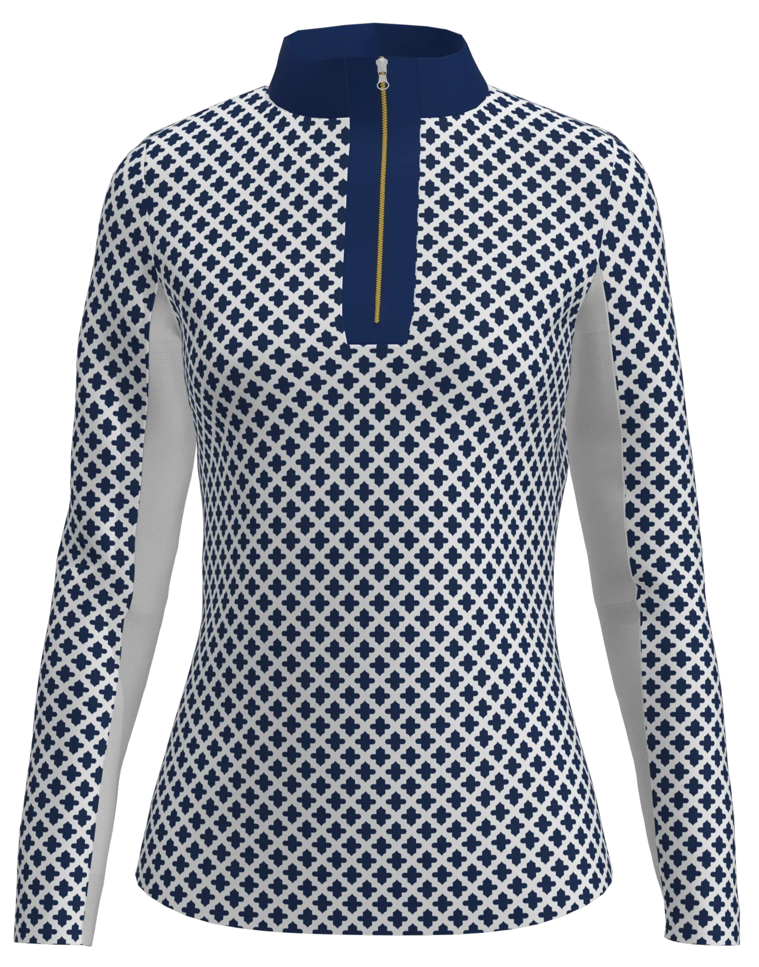 AB SPORT Women's Long Sleeve Mosaic Print UV 40 Sun Shirt LS02-MOSWNS