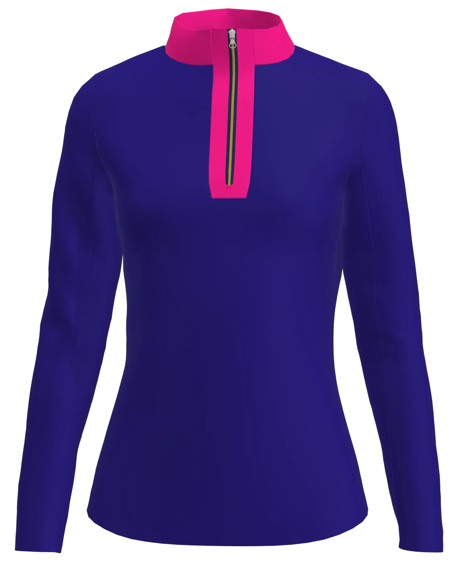 AB SPORT Women's Long Sleeve Royal Pink UV 40 Sun Shirt - LS02-ROYHP