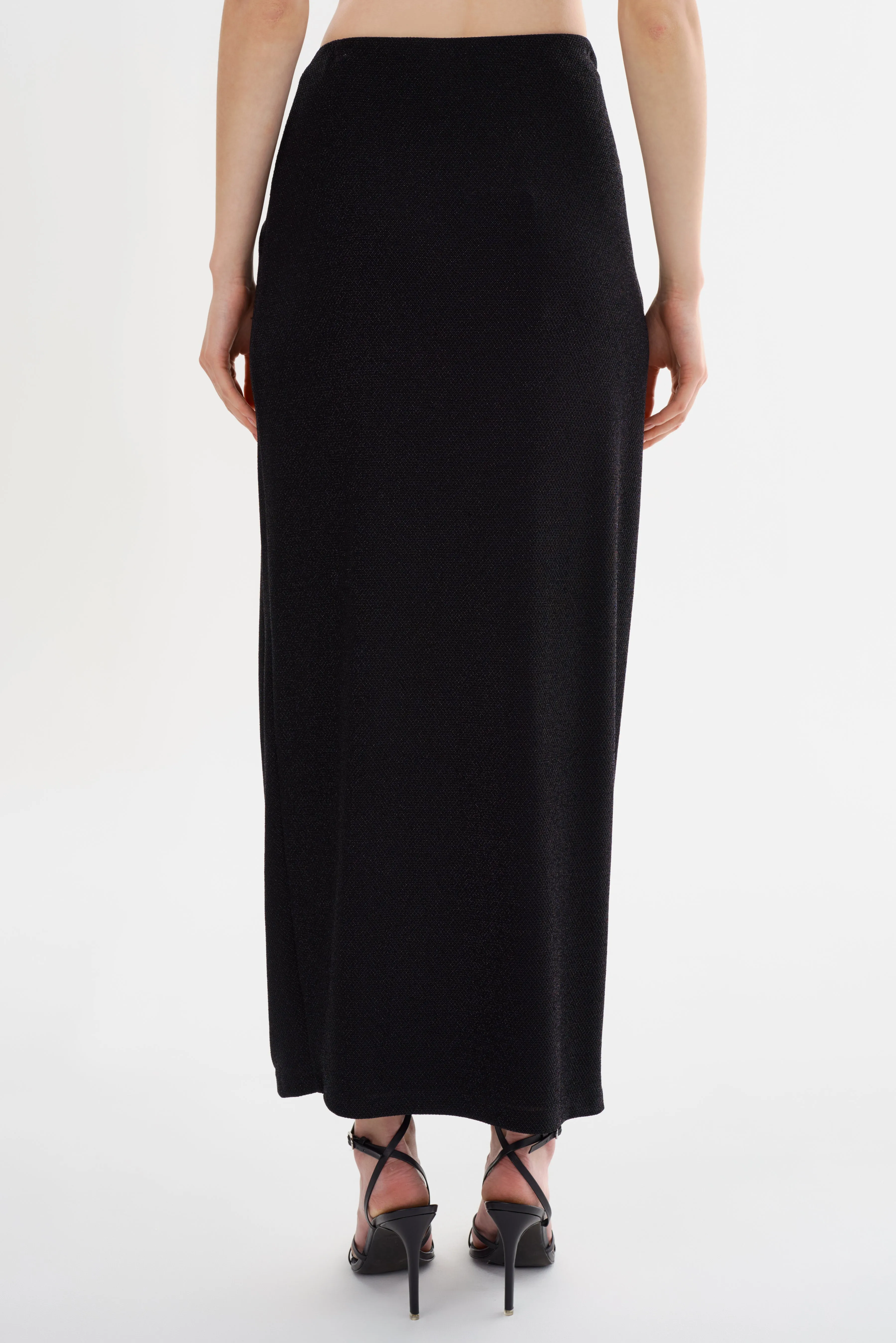 AINSLEE | Lurex Knit Maxi Skirt