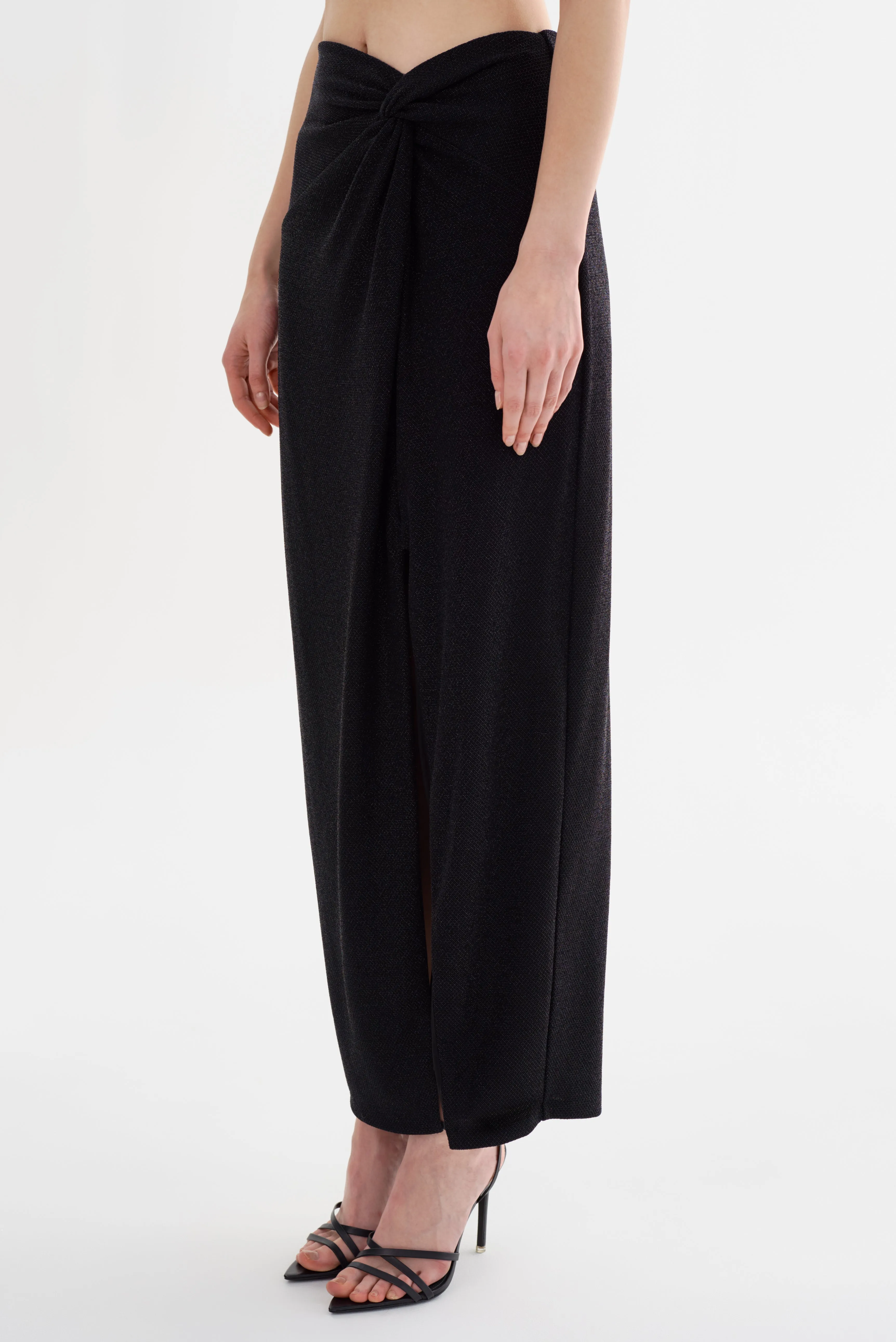 AINSLEE | Lurex Knit Maxi Skirt