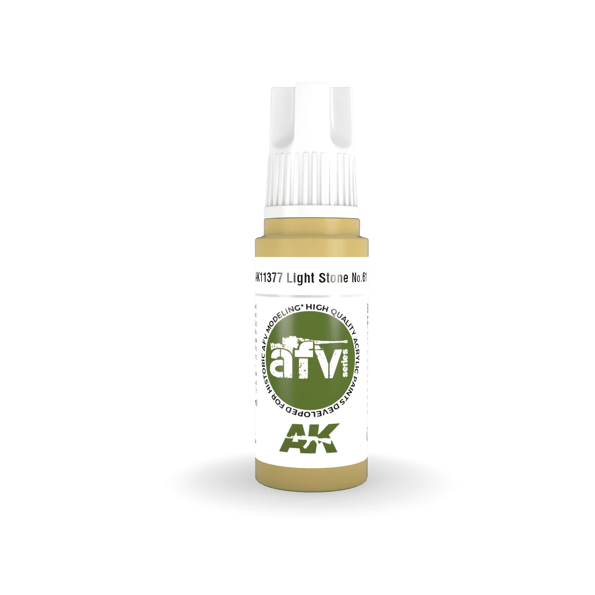 AK Interactive AK11377 3G AFV Light Stone No.61  Paint 17ml