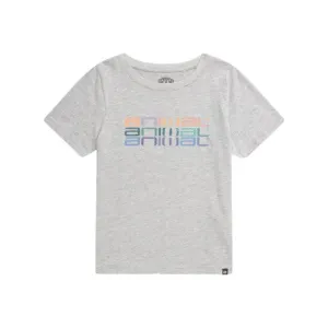 Animal Childrens/Kids Charley Stacked Logo Organic T-Shirt