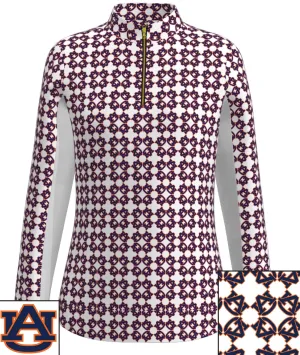 Auburn Tigers  Print Women's Long Sleeve Sun Shirt LS01-AU_1A