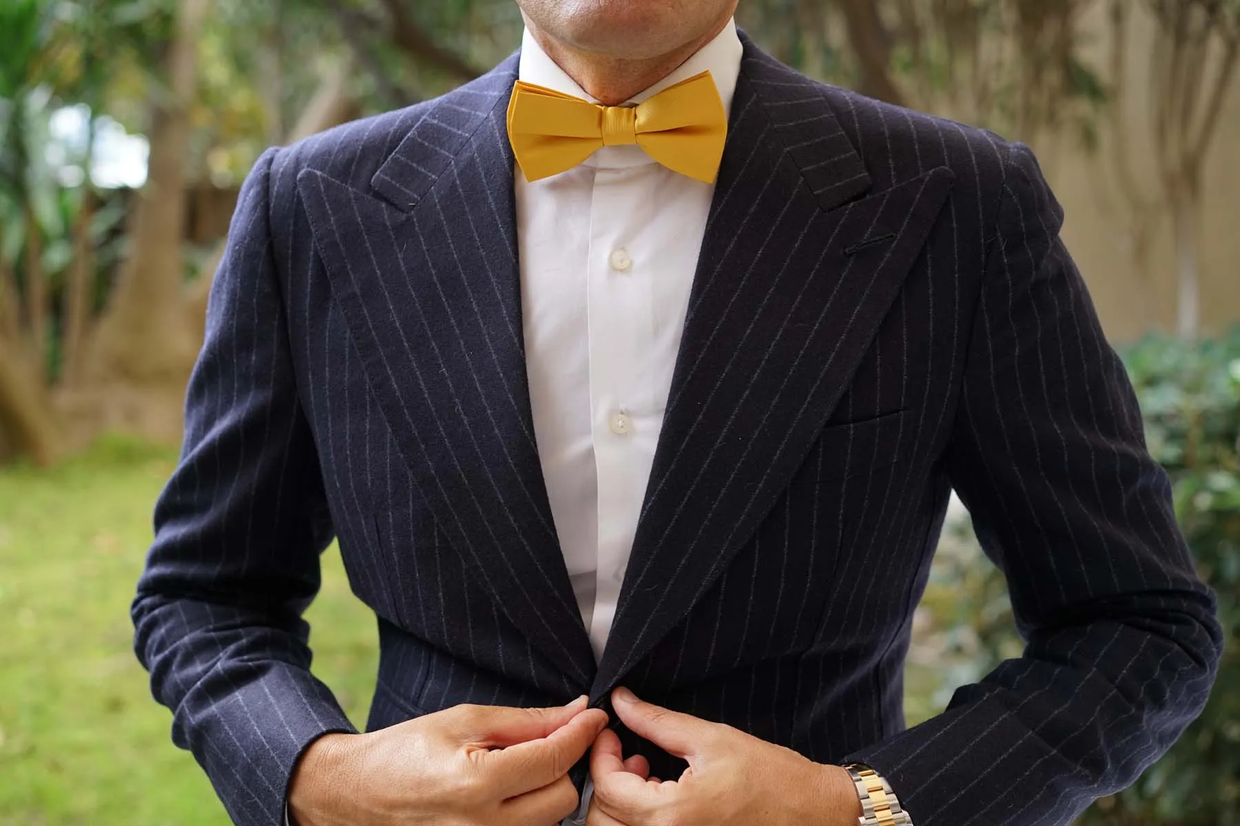 Banana Yellow Bow Tie