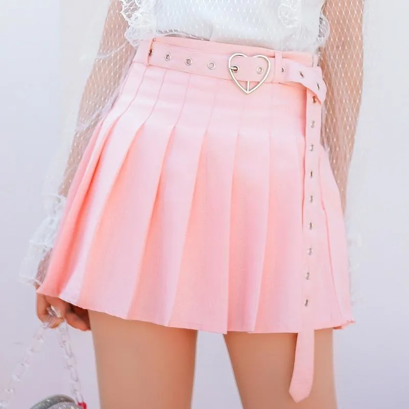 Belted Heart Skirt