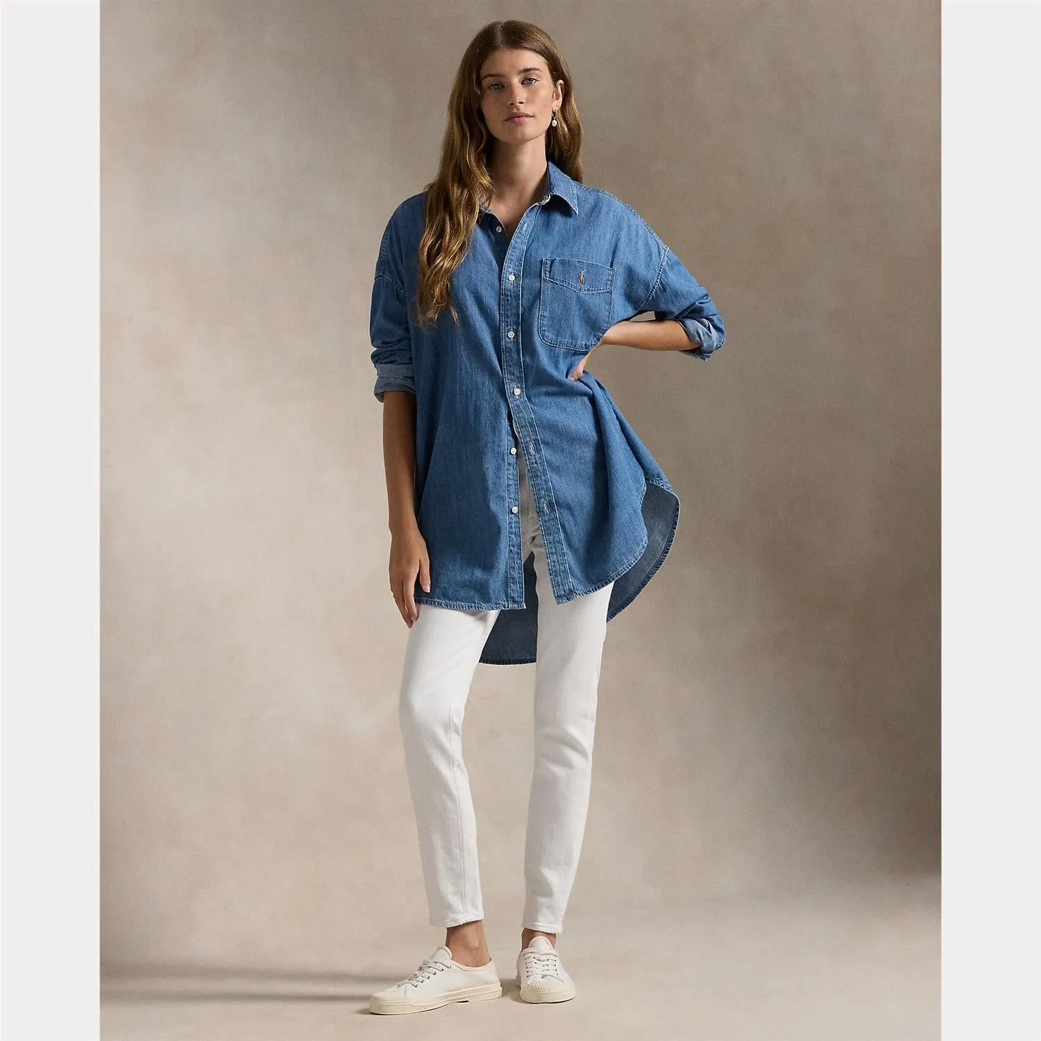 BIG-POCKET DENIM SHIRT