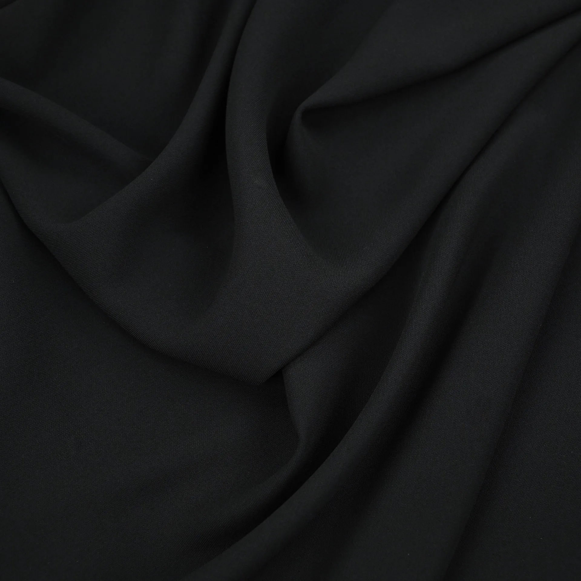 Black Crepe Fabric 6677