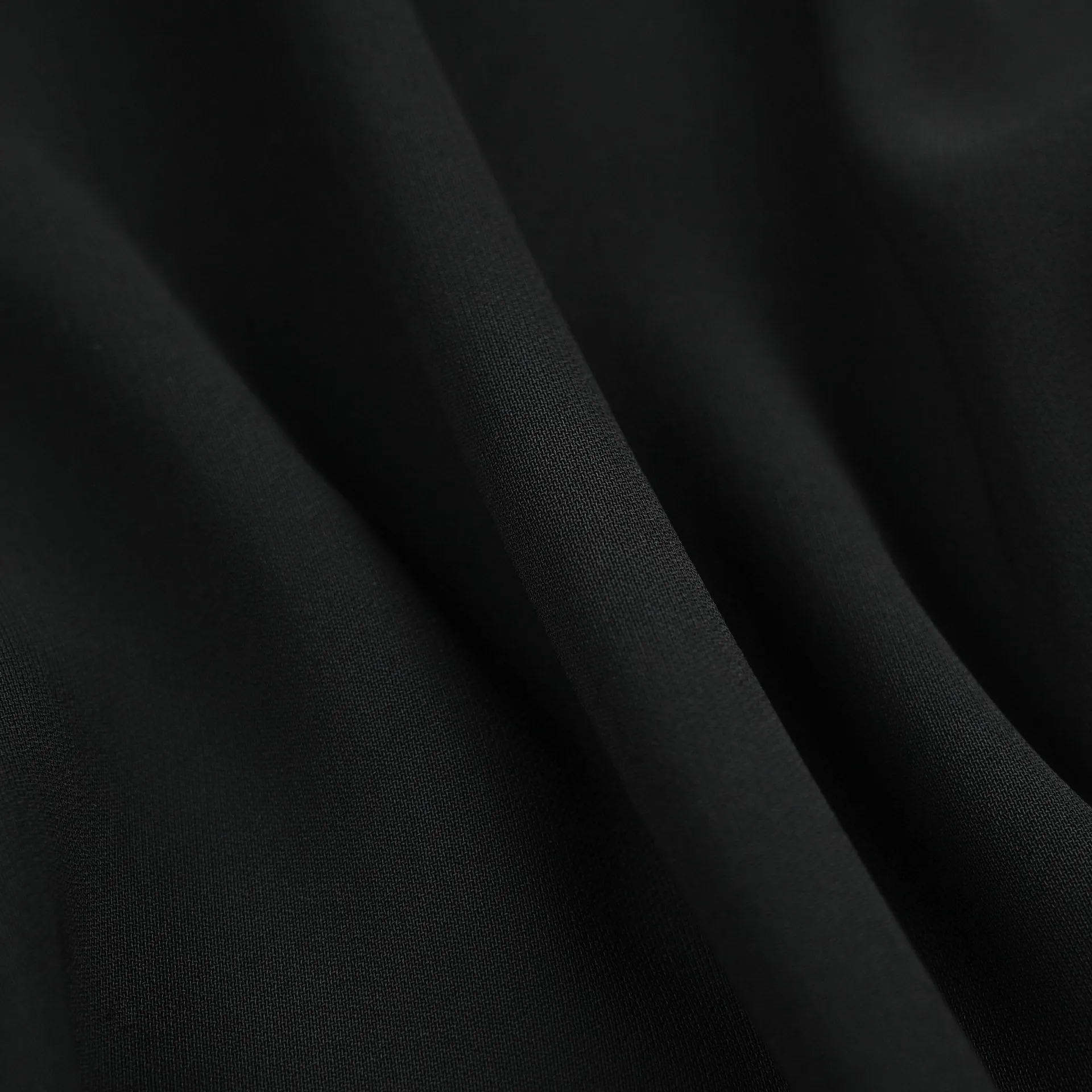 Black Crepe Fabric 6677