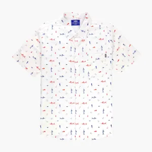 Boatbar SS Button Down Shirt | White