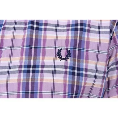 Checked M Fred Perry Mens Shirt 30212904 0033