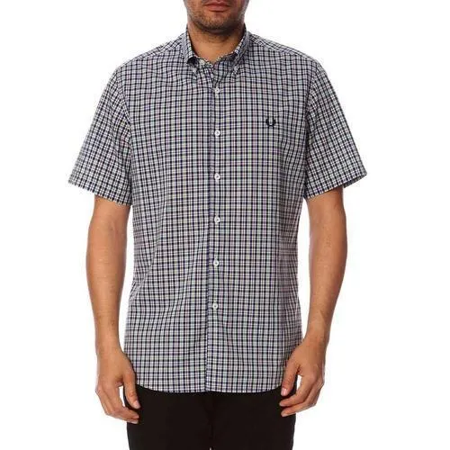 Checked S Fred Perry Mens Shirt 30212909 0032