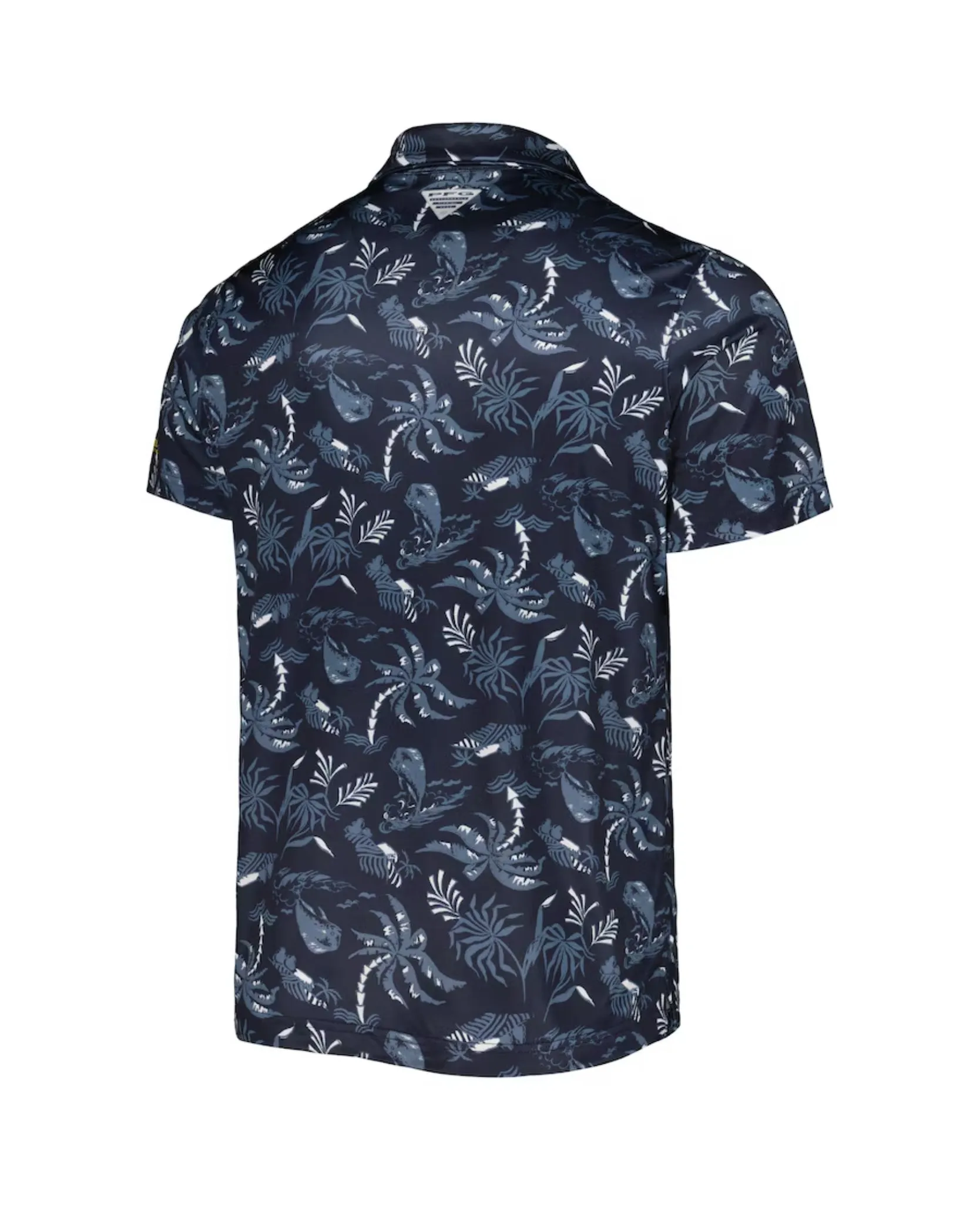 COLUMBIA MEN’S SUPER TERMINAL TACKLE OMNI-SHADE NAVY POLO