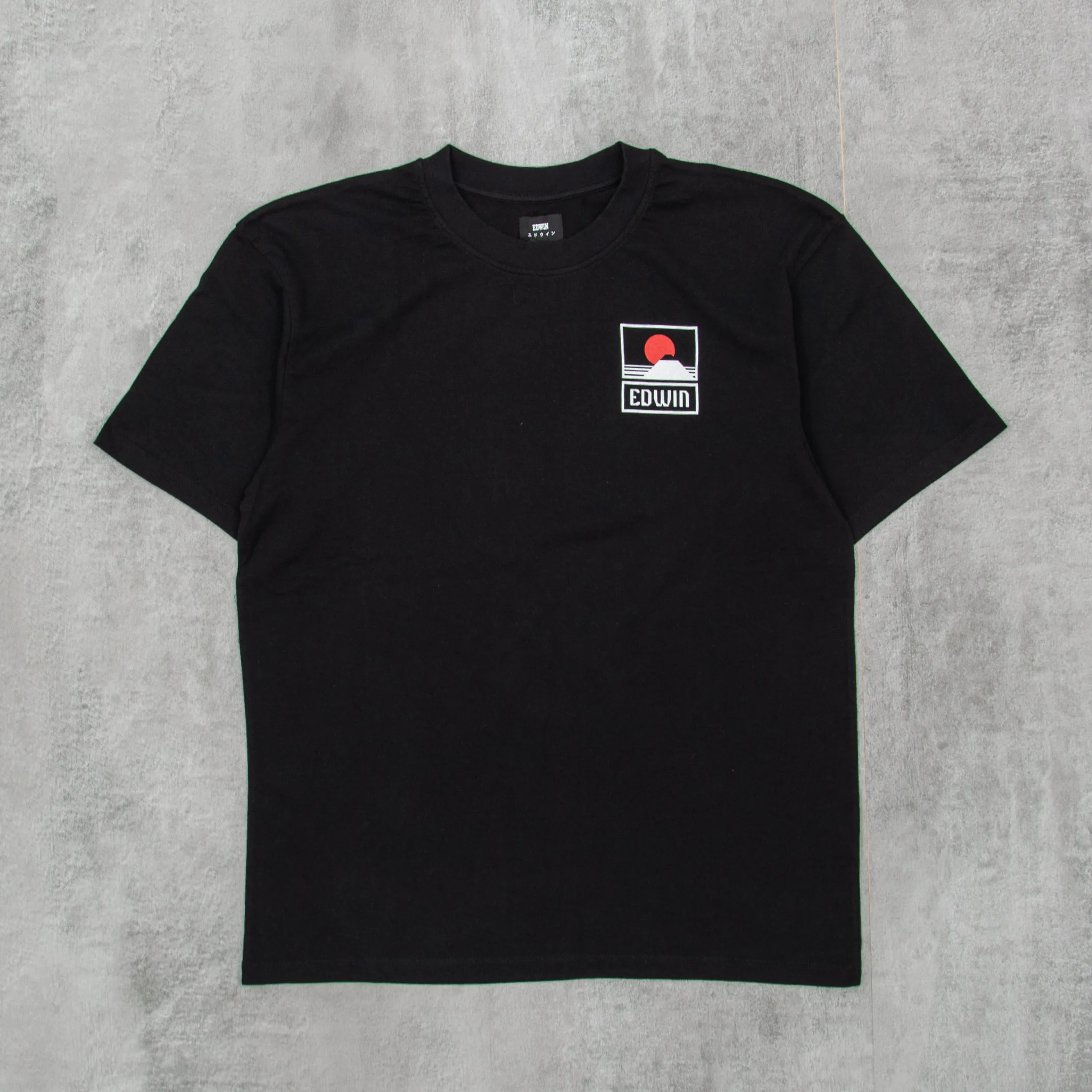 Edwin Sunset On Mt Fuji S/S Tee - Black