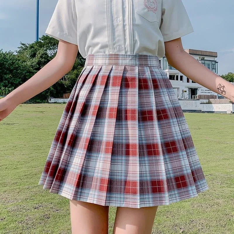 Electric Plaid Skirt (17 Colors)