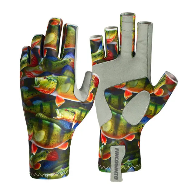 Fin-Flank Peacock Bass Sun Gloves