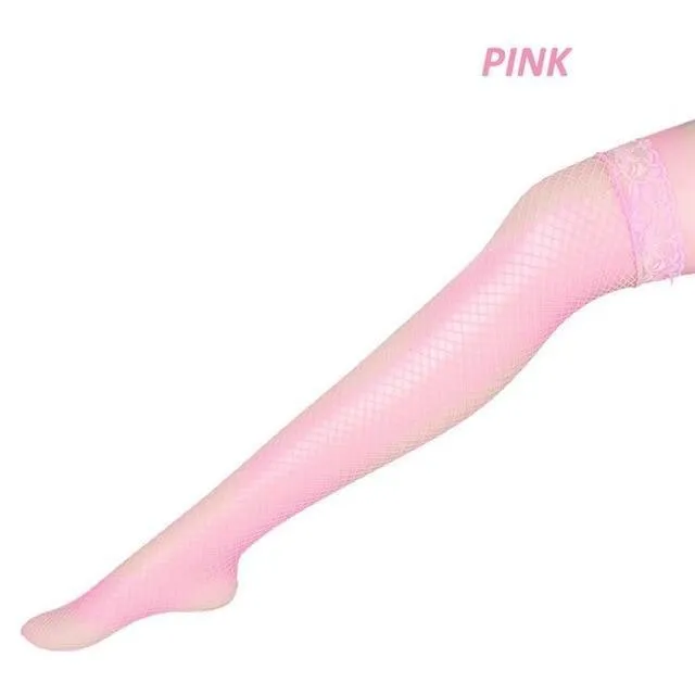 Fishnet Lace Stockings (5 Colors)