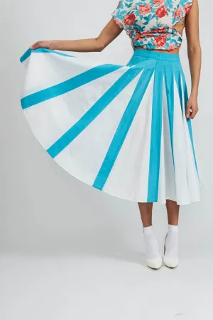 Freya Skirt in Scuba Blue