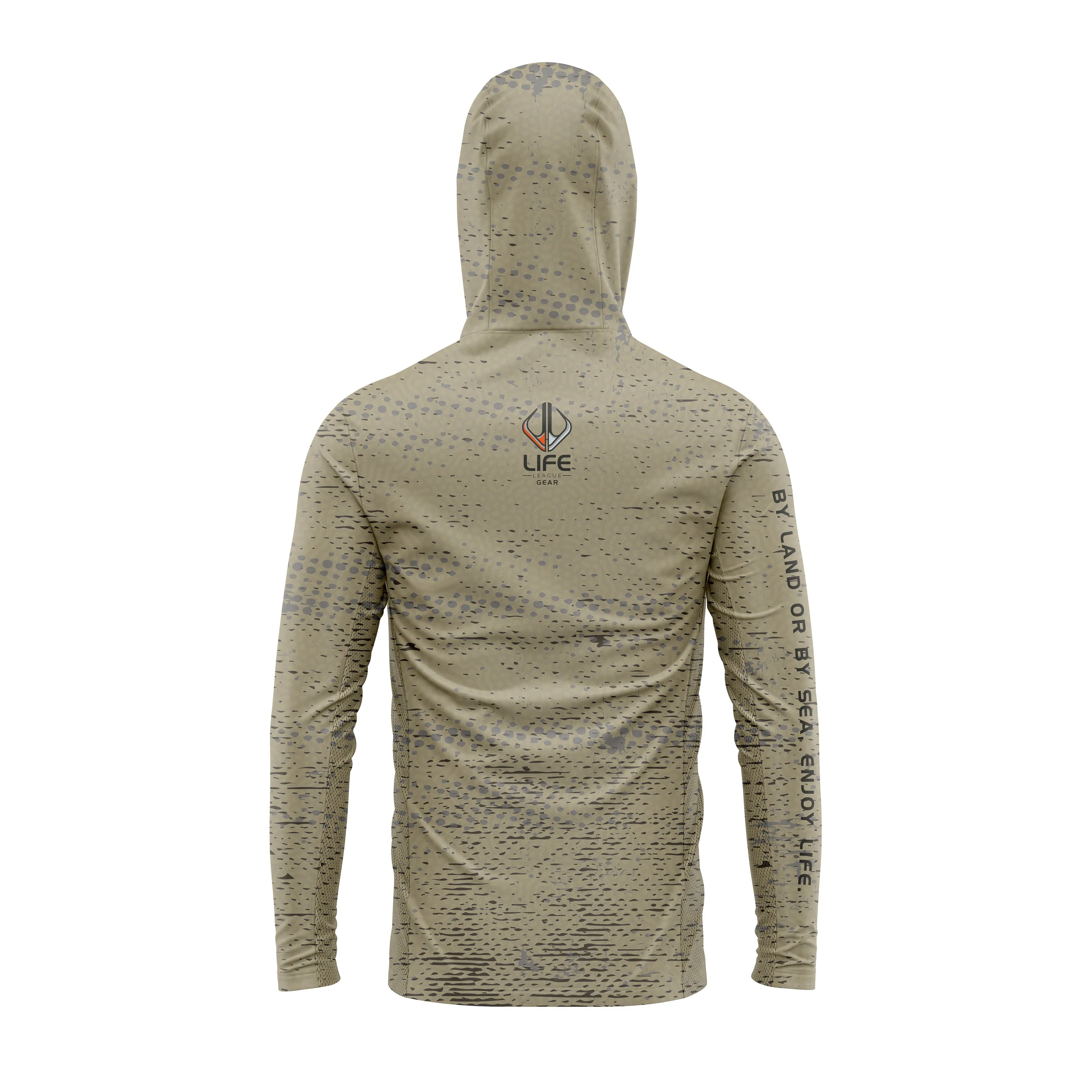 FULLY ADAPT - Long Sleeve UV Fishing Shirt with Hood and Mask