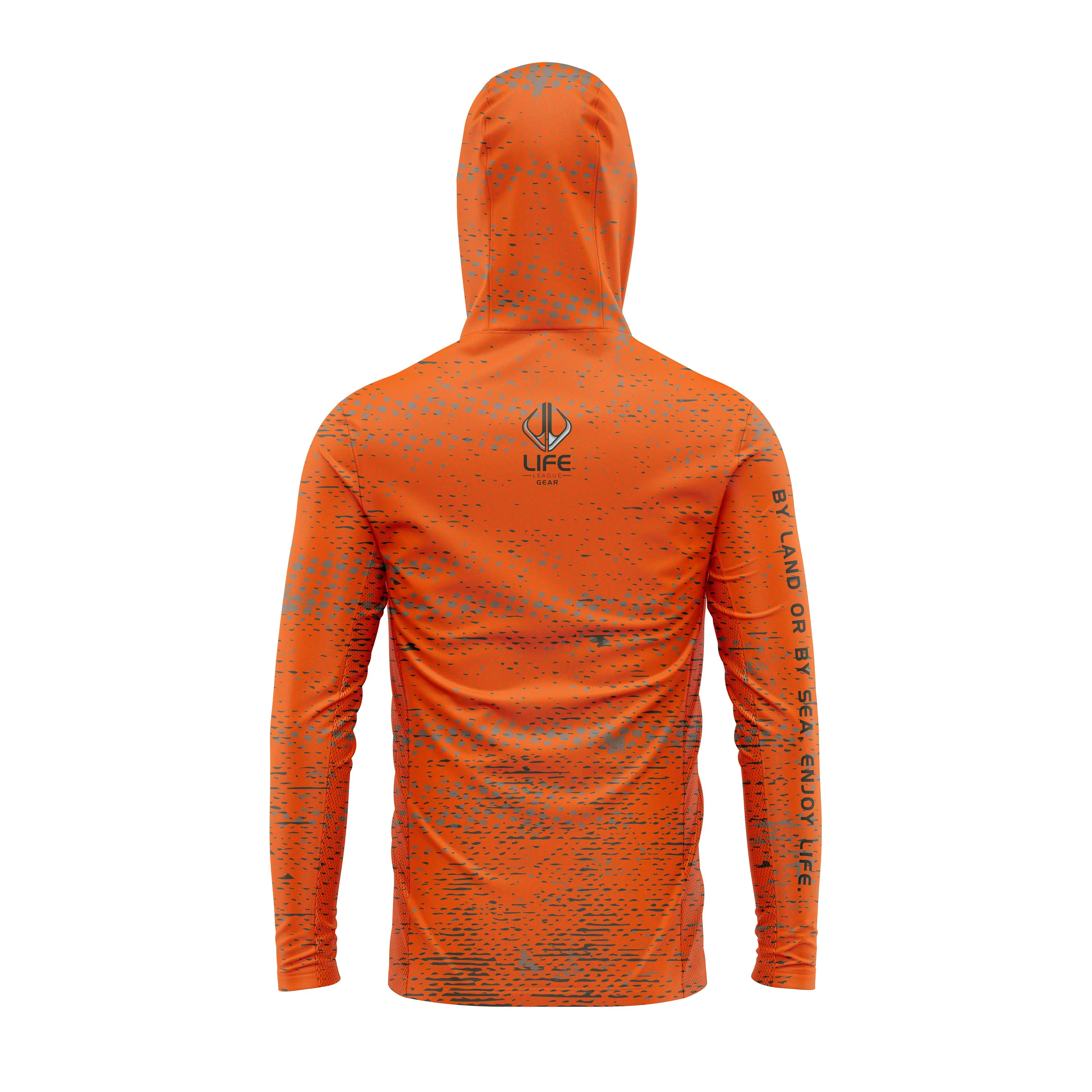 FULLY ADAPT - Long Sleeve UV Fishing Shirt with Hood and Mask