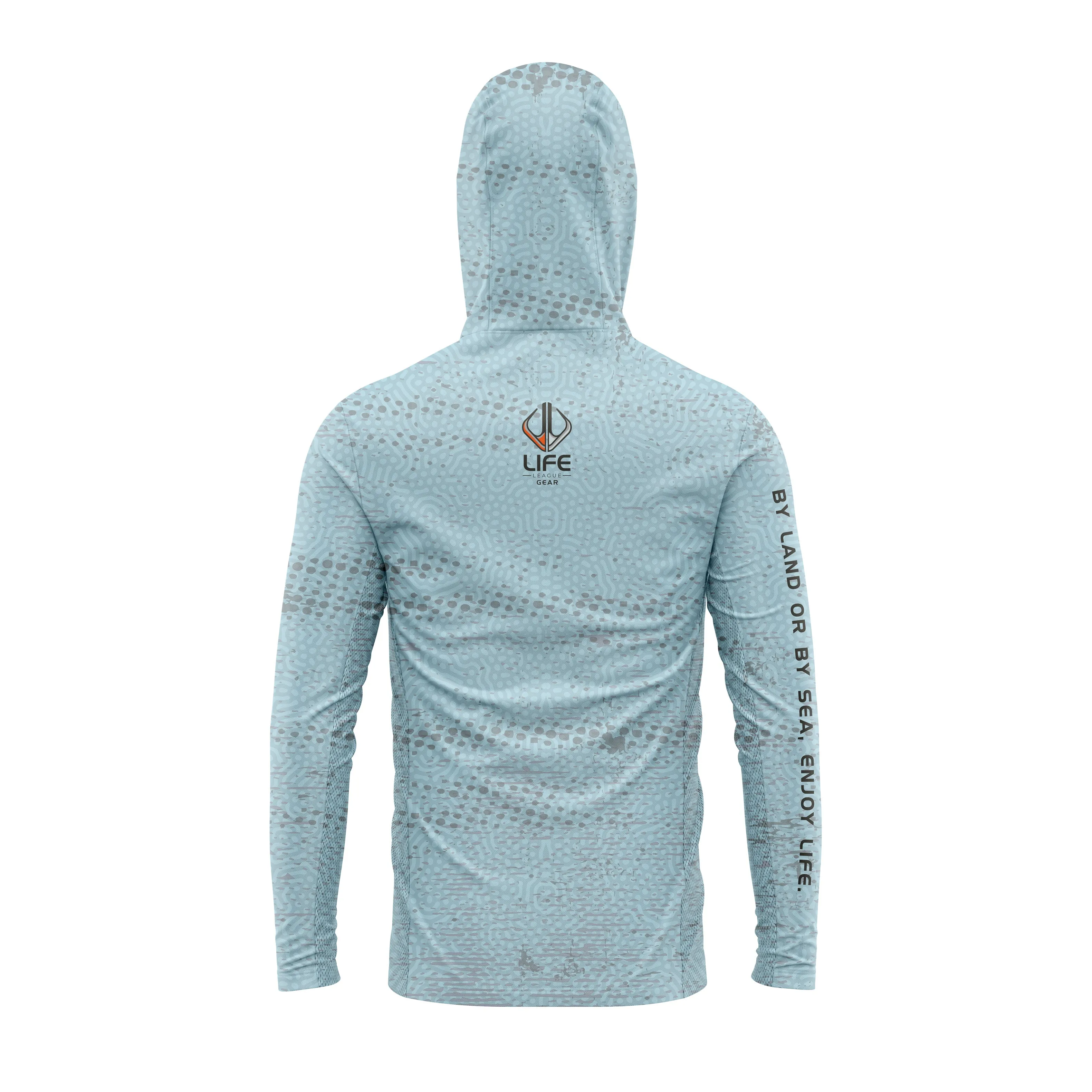 FULLY ADAPT - Long Sleeve UV Fishing Shirt with Hood and Mask