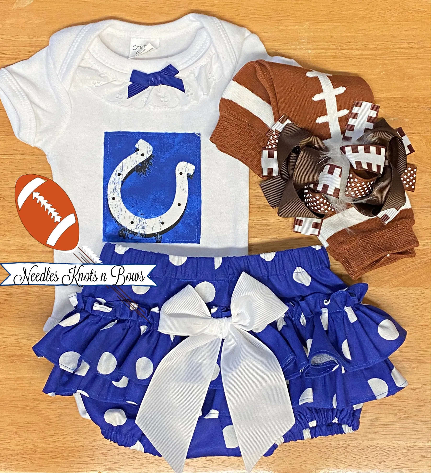 Girls Indianapolis Colts Game Day Football Outfit