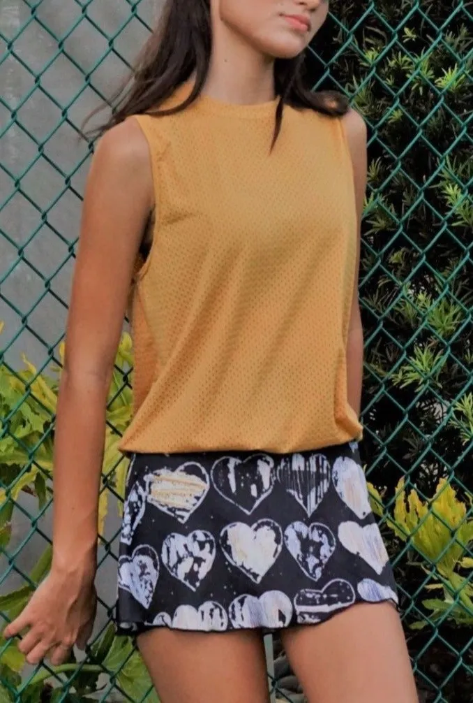 Golden Hearts Skirt