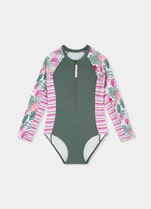 Island In The Sun Spliced Paddlesuit - Island