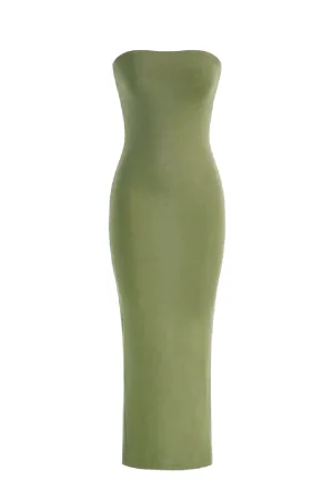 Jayson Maxi Tube Dress (Lime Green)