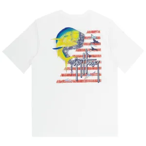 Kids Mahi Flag Short Sleeve Performance Sun Protection UPF 30