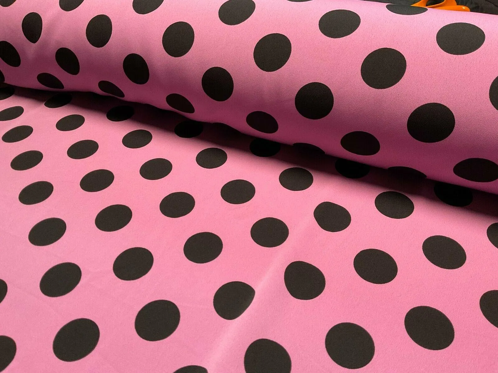 Koshibo Crepe De Chine Polka dot spot Printed Dress fabric 147 cm M1601