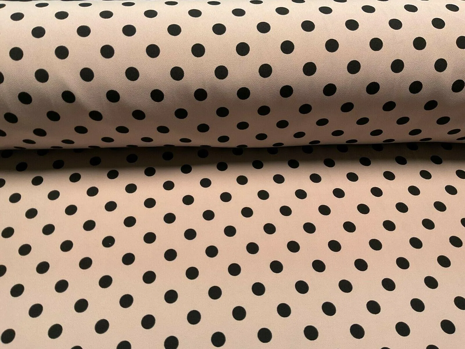 Koshibo Crepe De Chine Polka dot spot Printed Dress fabric 147 cm M1601