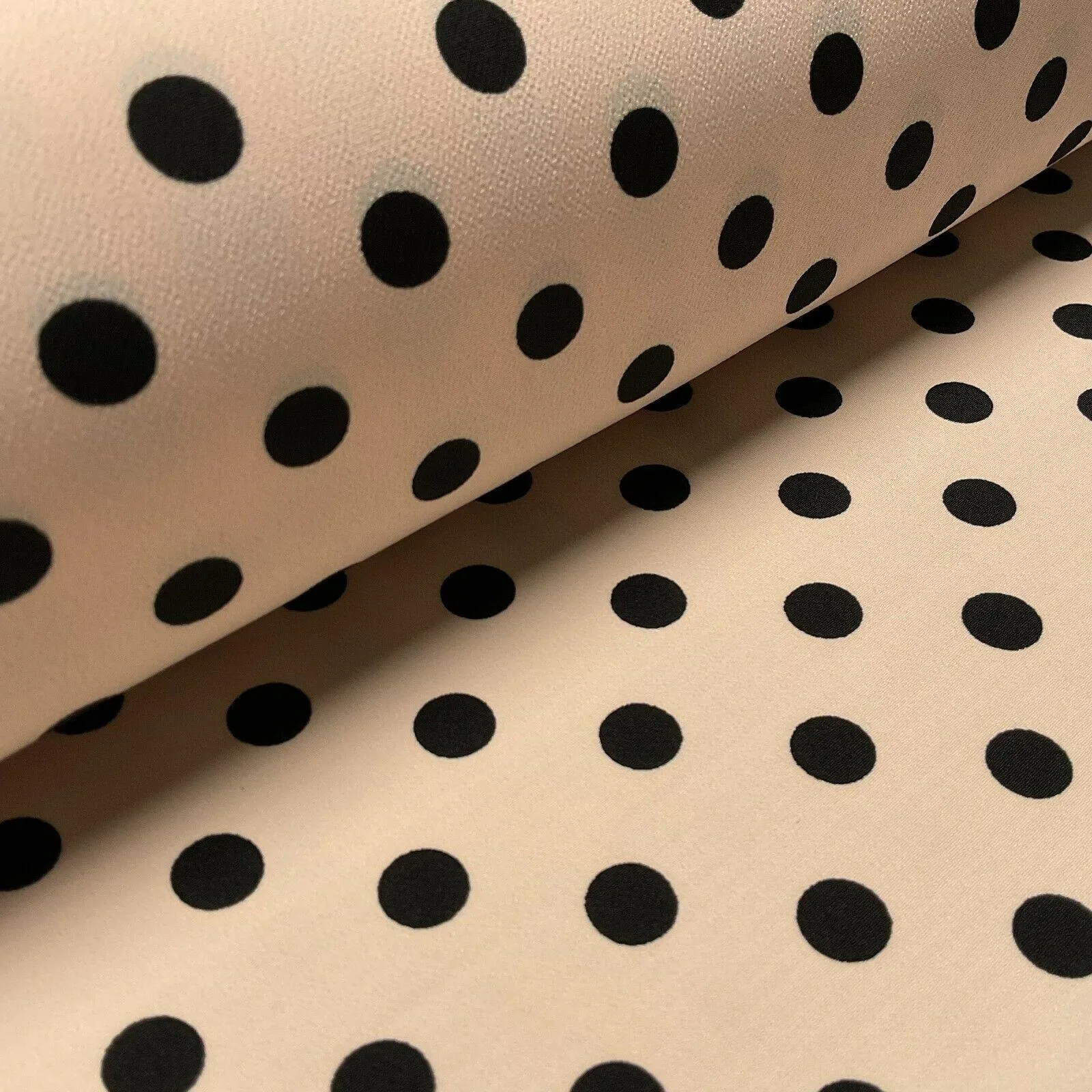 Koshibo Crepe De Chine Polka dot spot Printed Dress fabric 147 cm M1601