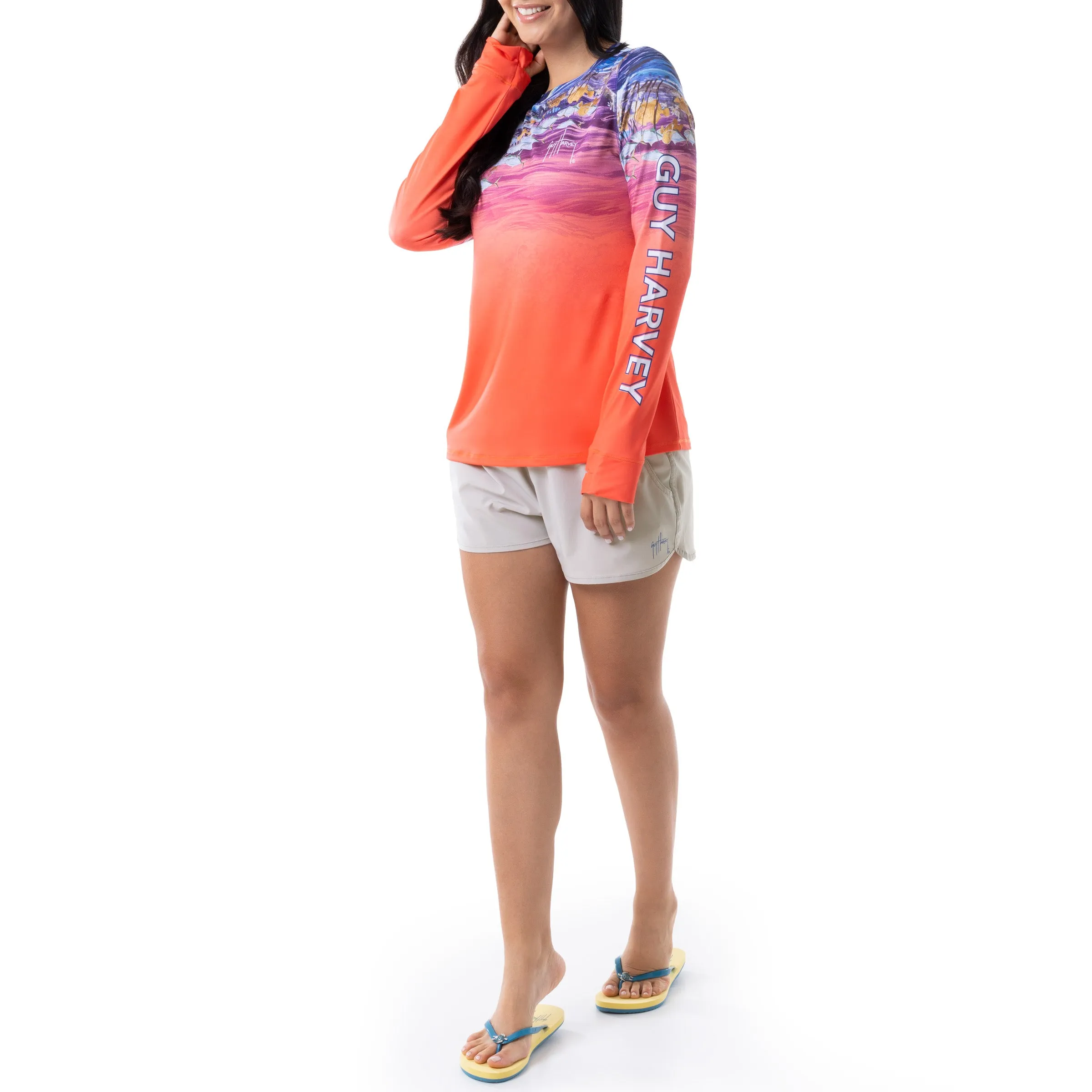 Ladies Beneath The Surface Long Sleeve Sun Protection Shirt