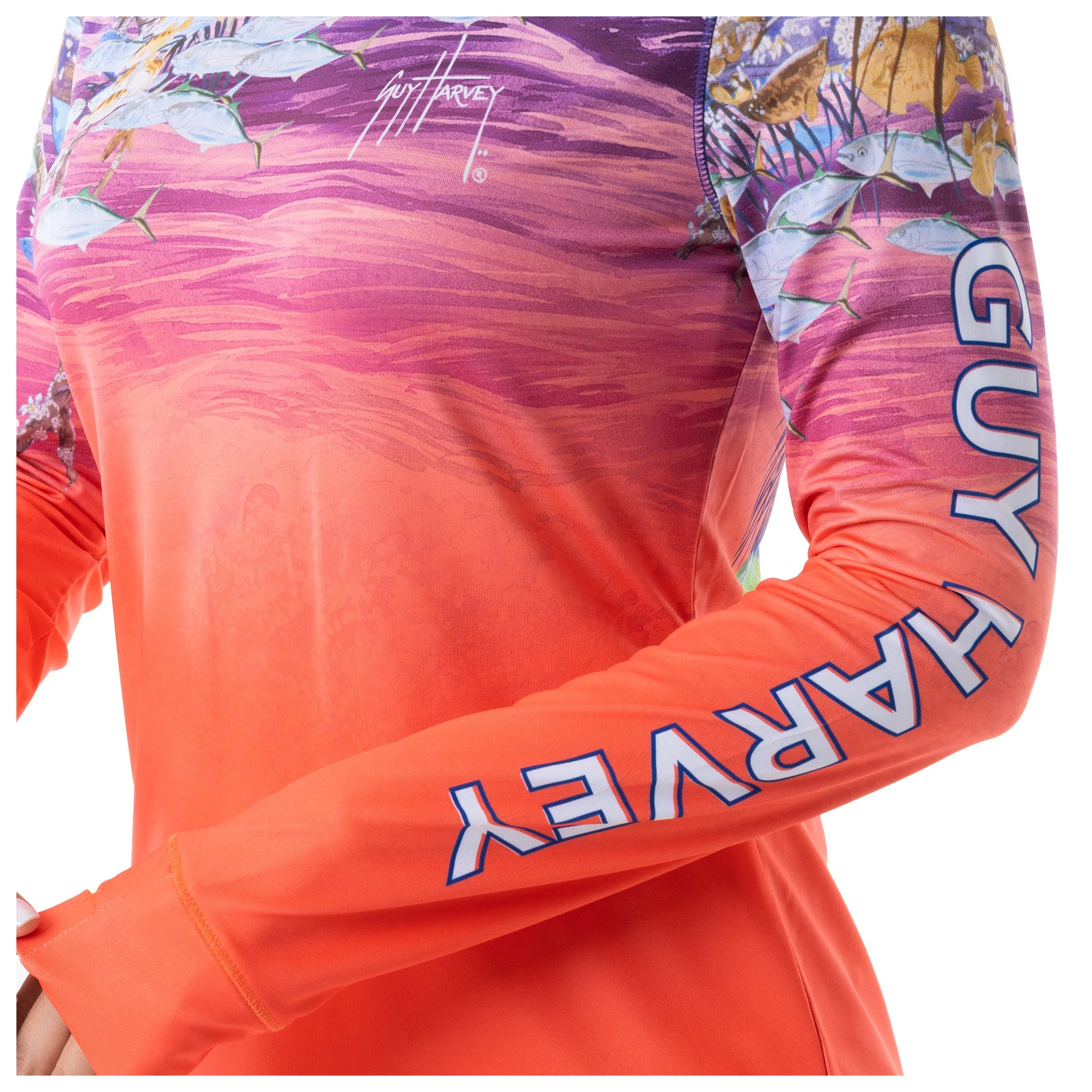 Ladies Beneath The Surface Long Sleeve Sun Protection Shirt