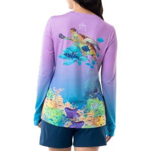 Ladies Hawksbill Paradise Long Sleeve Sun Protection Shirt