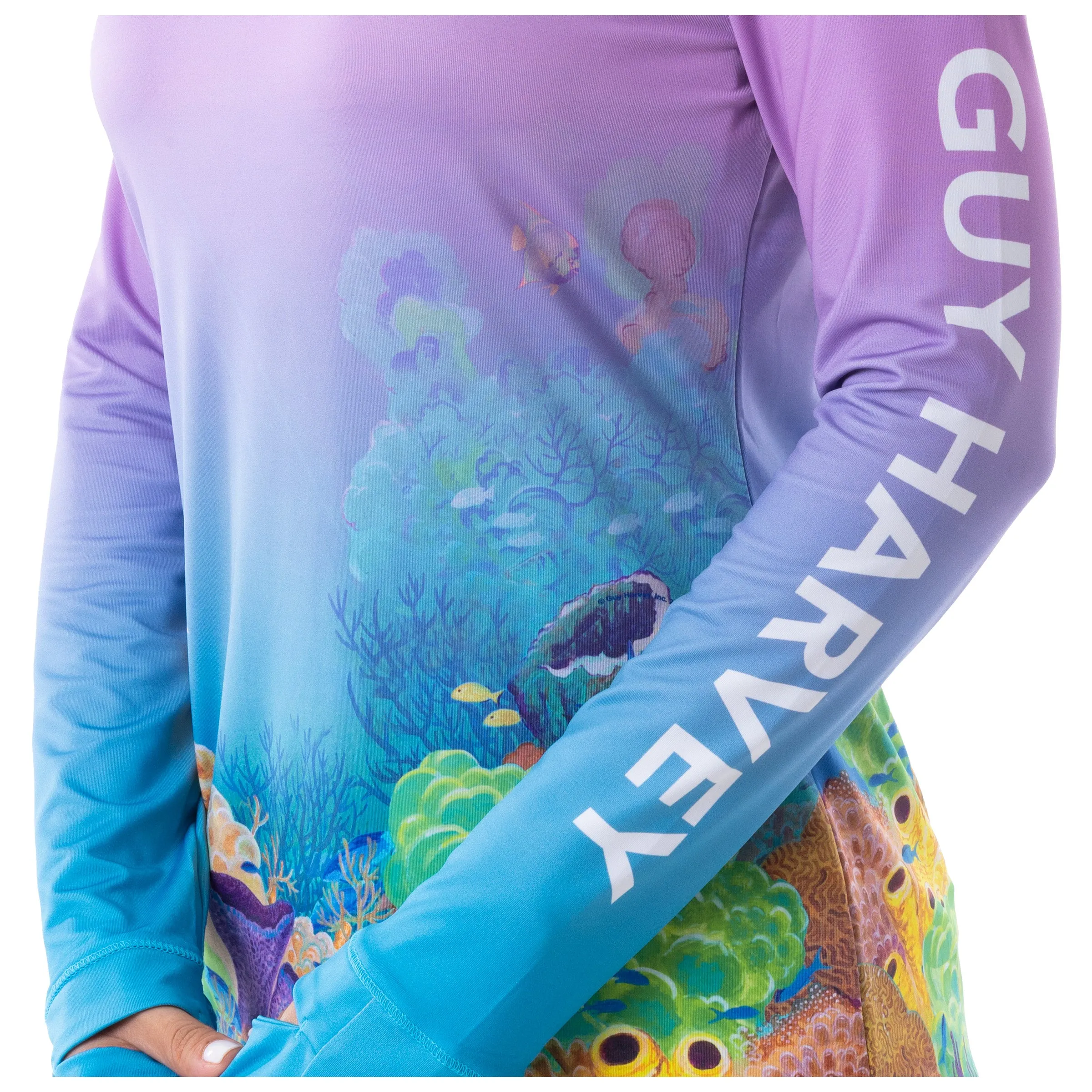 Ladies Hawksbill Paradise Long Sleeve Sun Protection Shirt