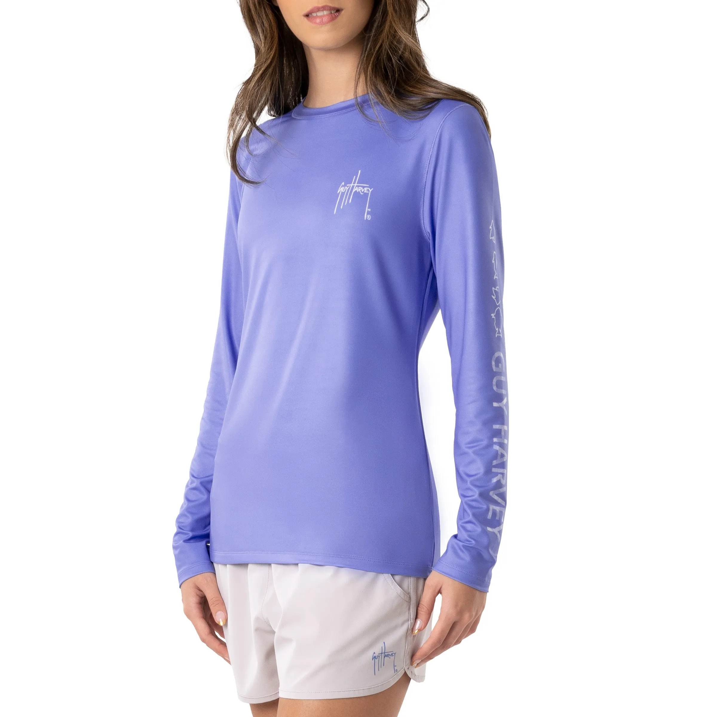 Ladies Retro Hawksbill Long Sleeve Sun Protection Shirt