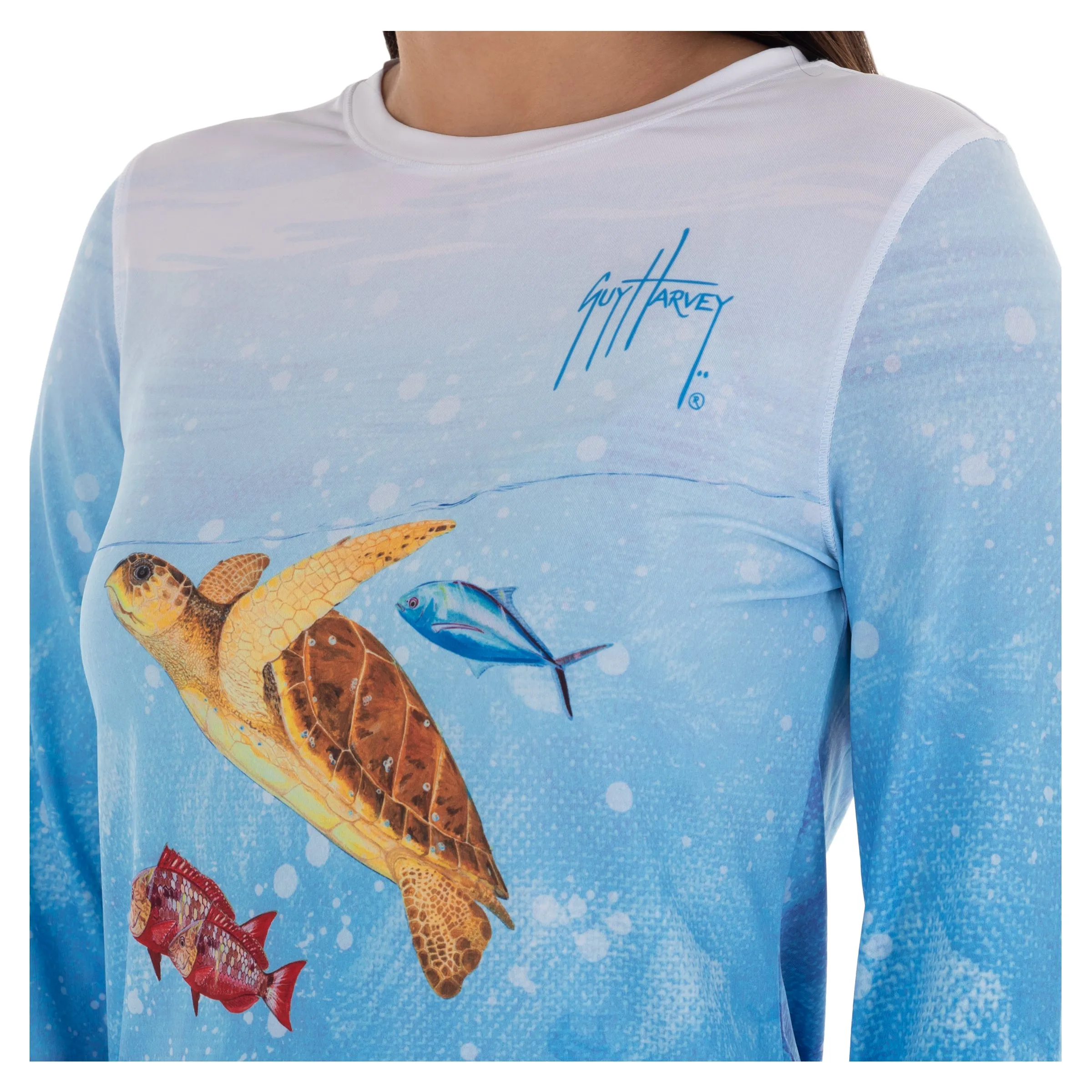 Ladies Turtle Reef Long Sleeve Sun Protection Top