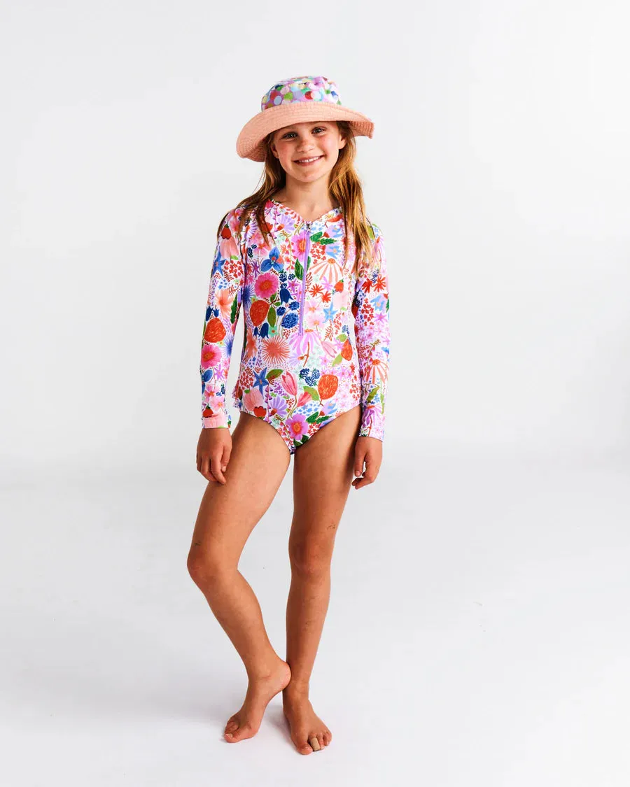 Meandering Meadow LS Baby Bathers