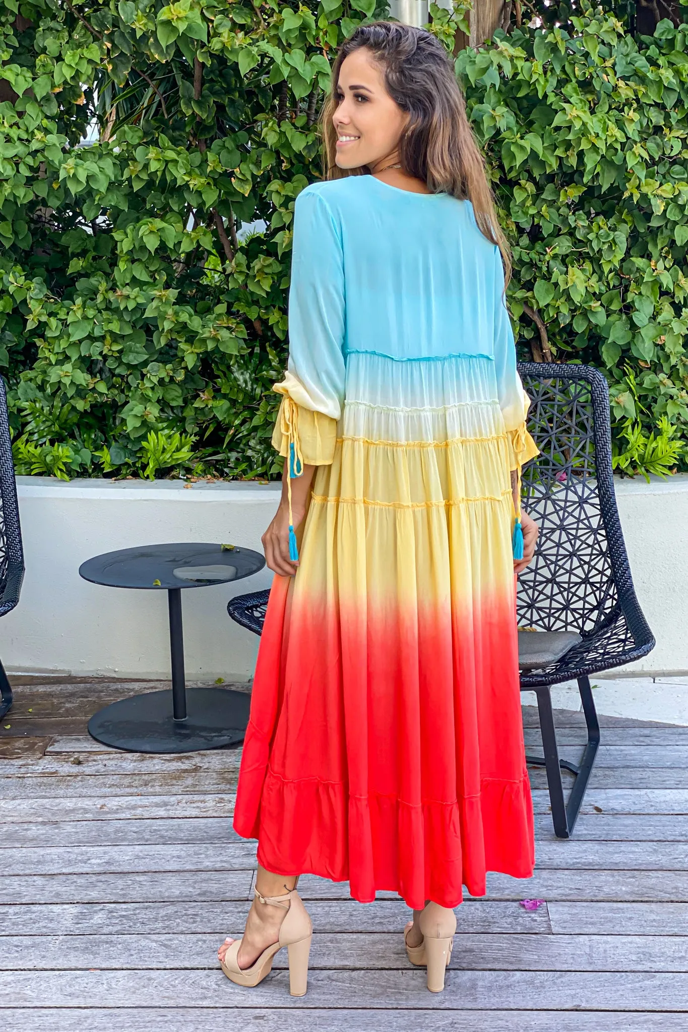 Multicolored Ombre Cover Up