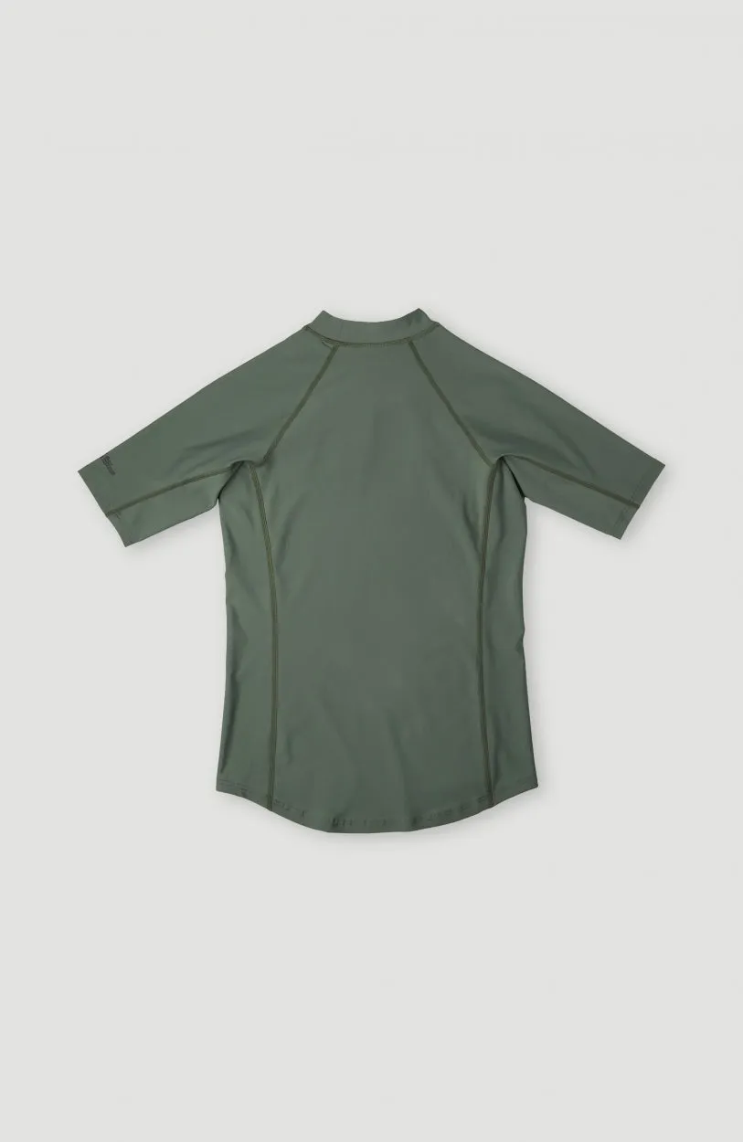 O'Neill Shortsleeve UPF 50  Sun Shirt Skin | Lily Pad