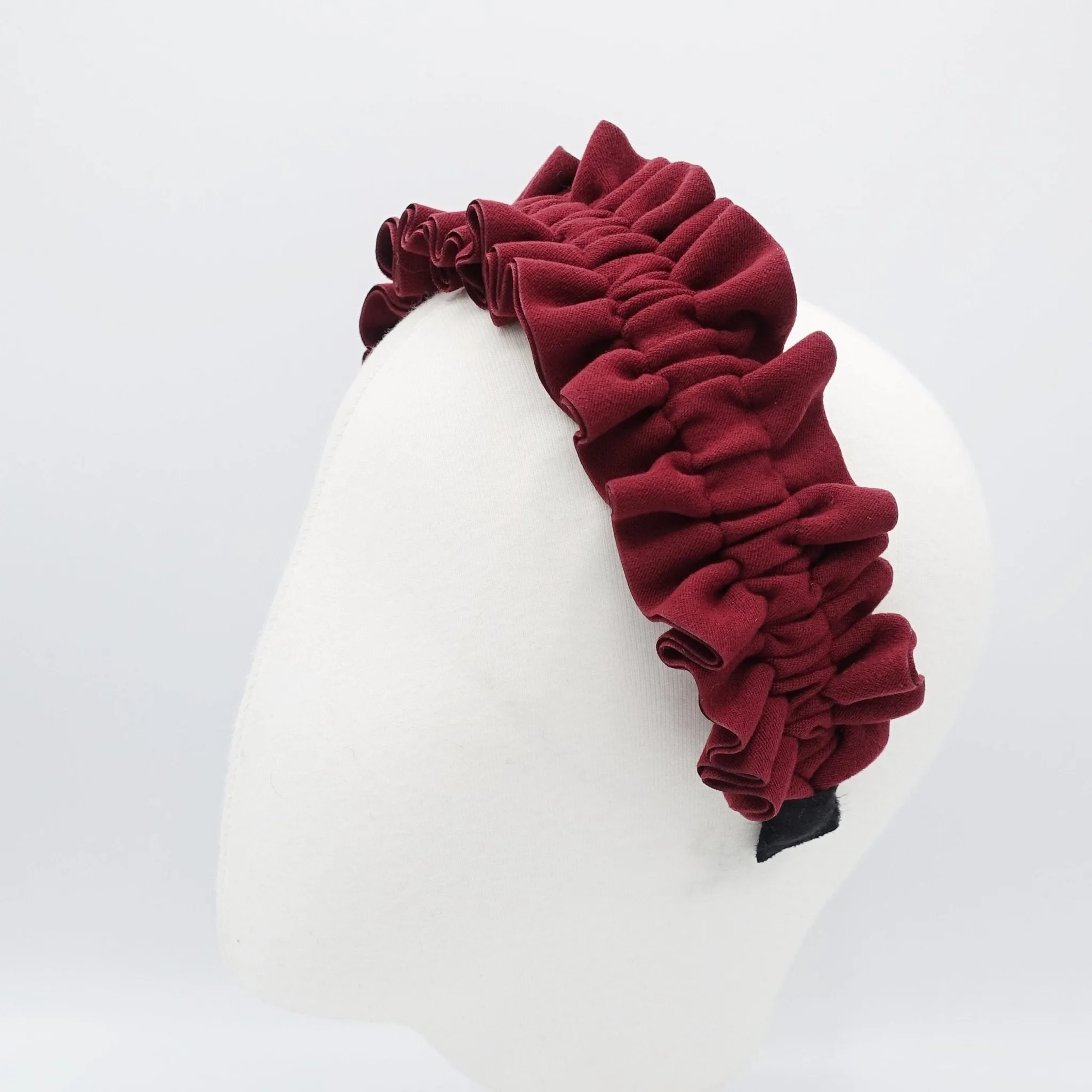 pleats ruffle wave headband