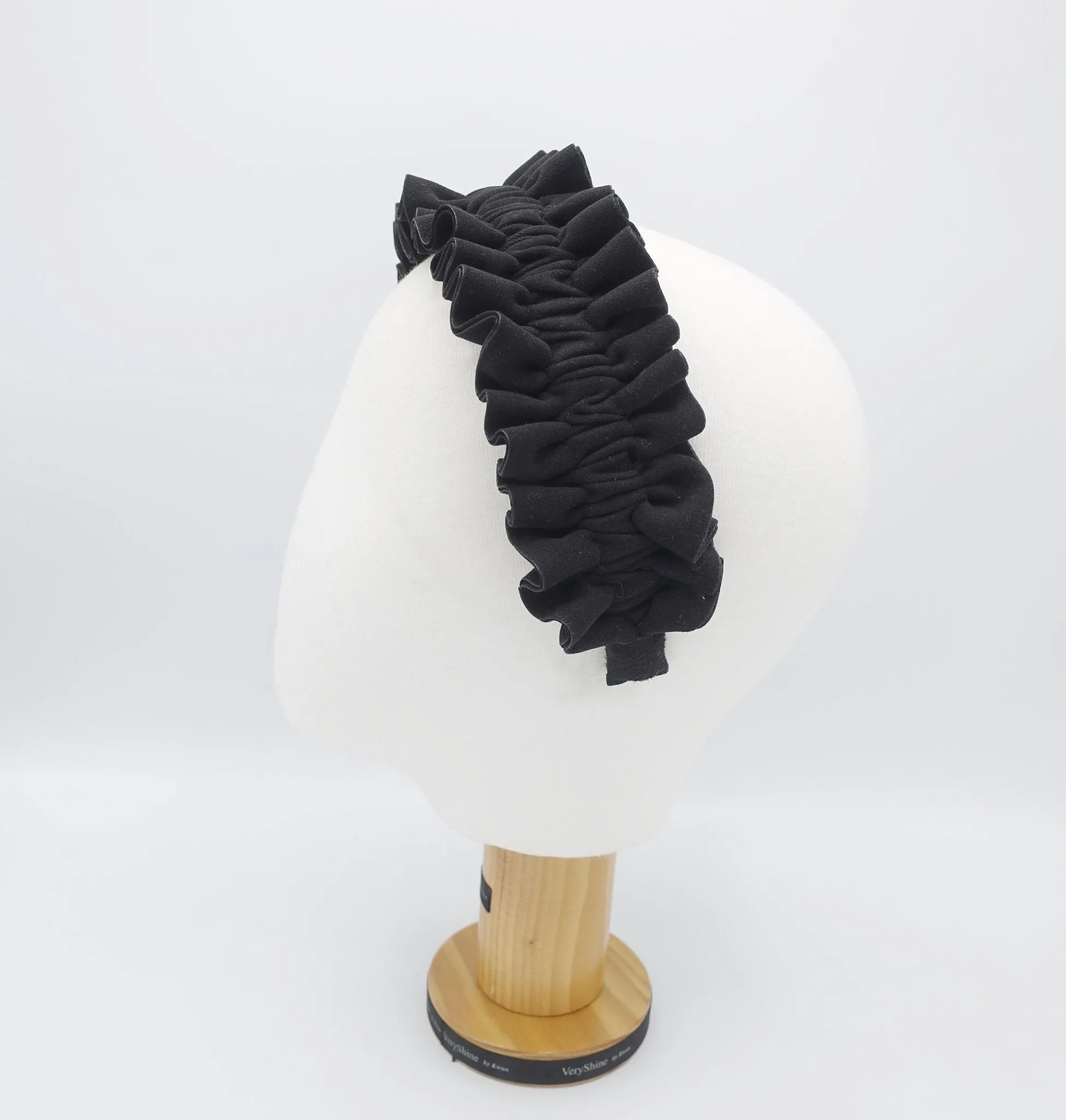 pleats ruffle wave headband