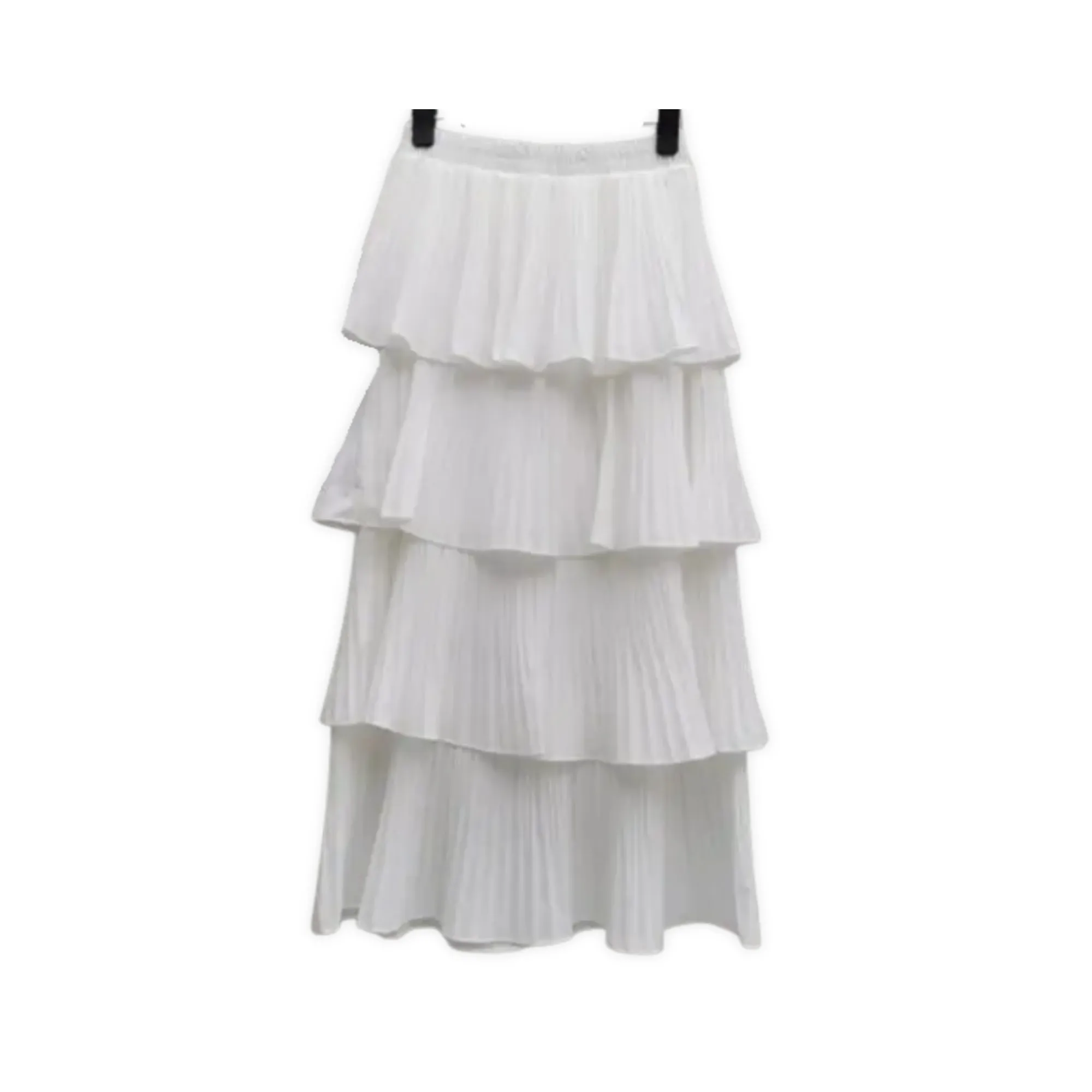 Pre Order:  Chiffon Ruffled Pleated Skirt