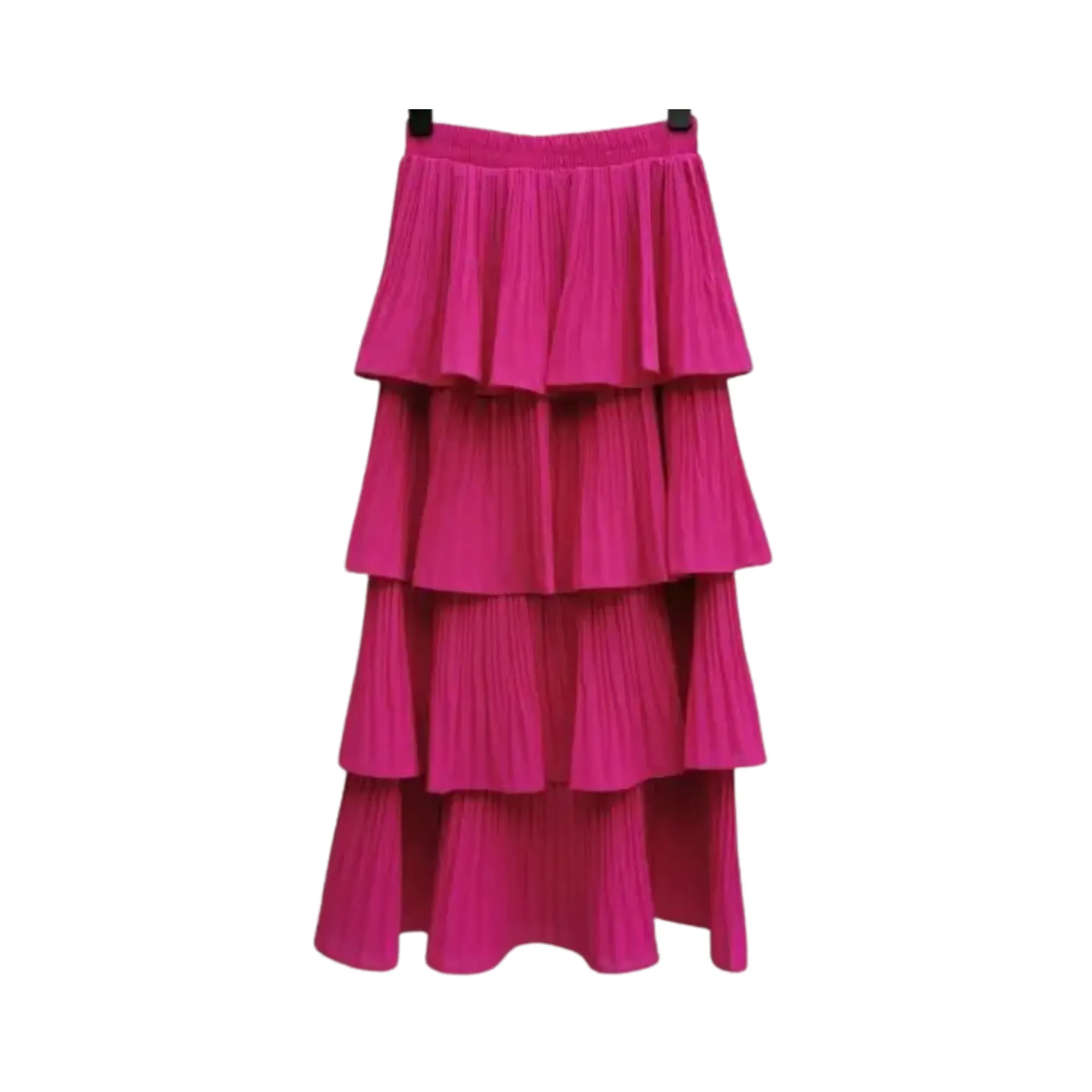 Pre Order:  Chiffon Ruffled Pleated Skirt