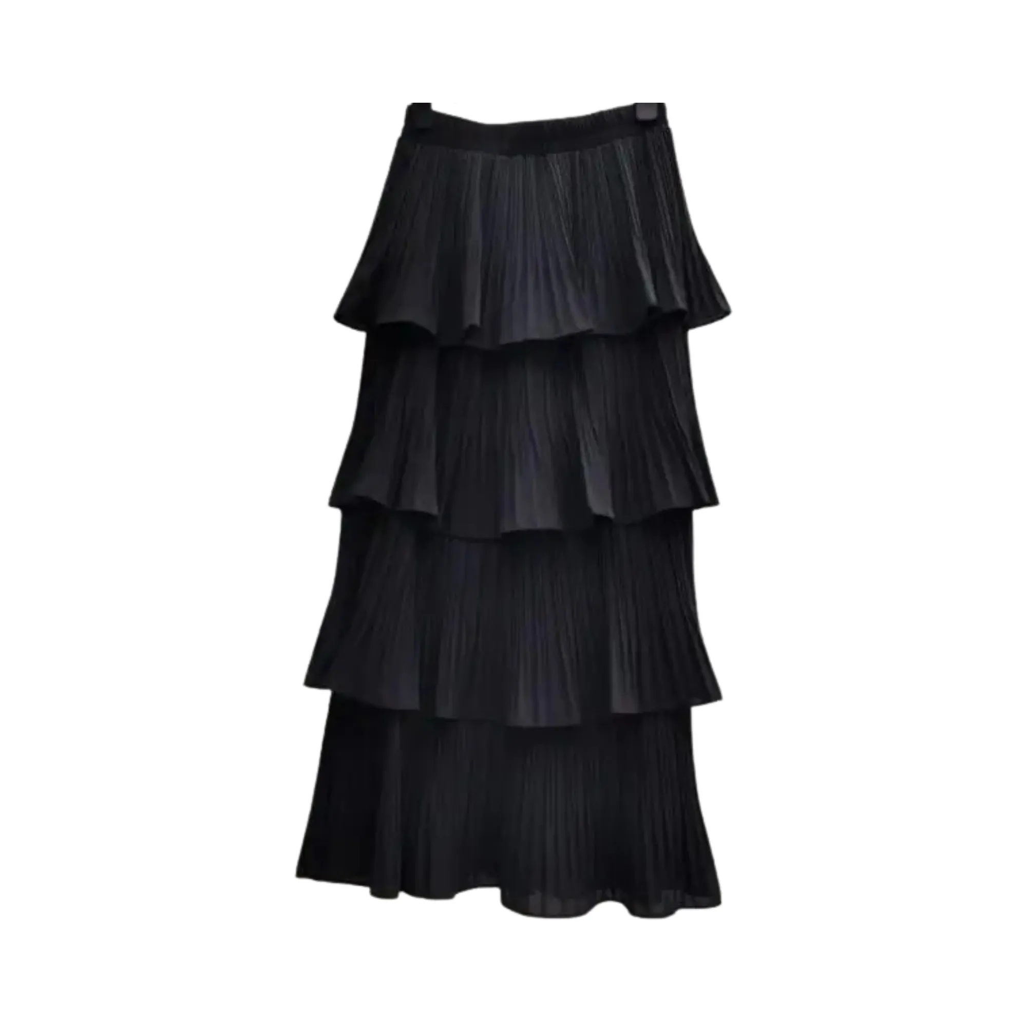 Pre Order:  Chiffon Ruffled Pleated Skirt