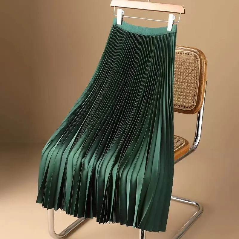 Pre Order:  Classic Pleated Midi Skirt