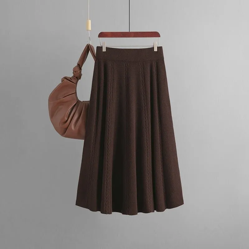 Pre Order:  Classic Umbrella Knit Skirt